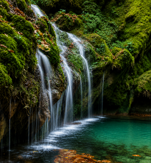 Forest and lake landscape in Dilijan, Armenia